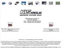 Tablet Screenshot of kls-kreslak.de